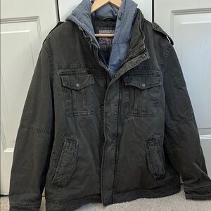 Levi's Gray Military Field Jacket